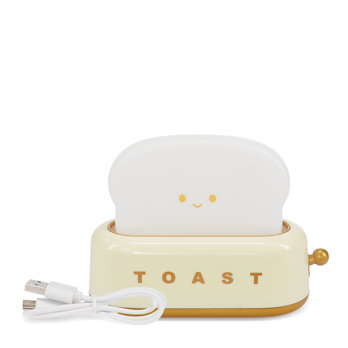 usb rechargeable dimmable night light - kawaii toaster