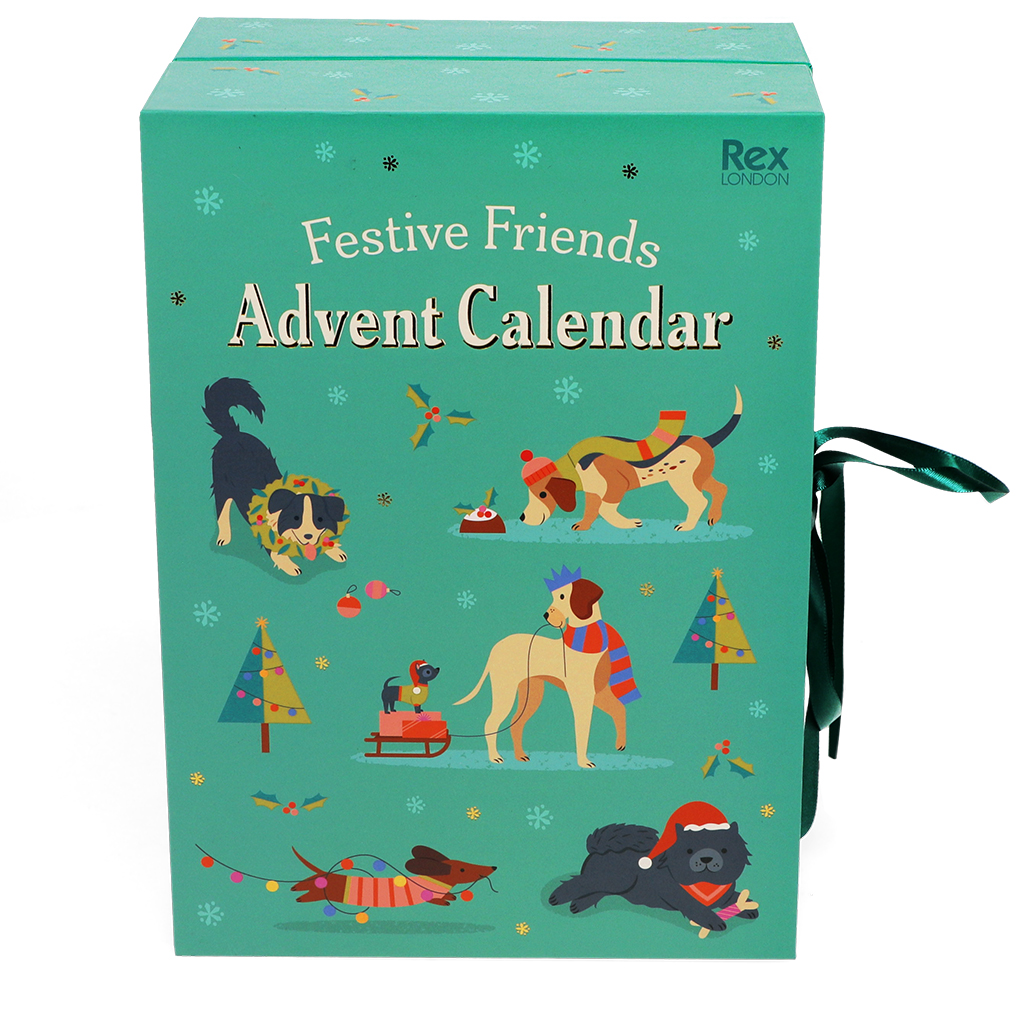 fill your own advent calendar - festive friends