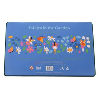 36 colouring pencils in a tin - fairies in the garden 36 colouring pencils in a tin - fairies in the garden