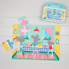 floor puzzle (24 pieces) - mouse in a house floor puzzle (24 pieces) - mouse in a house