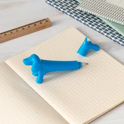 sausage dog shaped pen - blue sausage dog shaped pen - blue