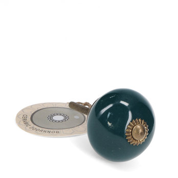 ceramic drawer knob - blue