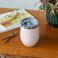 gummierter reisebecher 350ml - pink