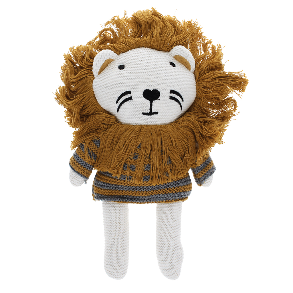 knitted soft toy - lion