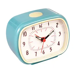 retro alarm clock - blue