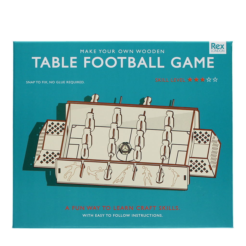 fabriquez votre propre jeu de table en bois - football