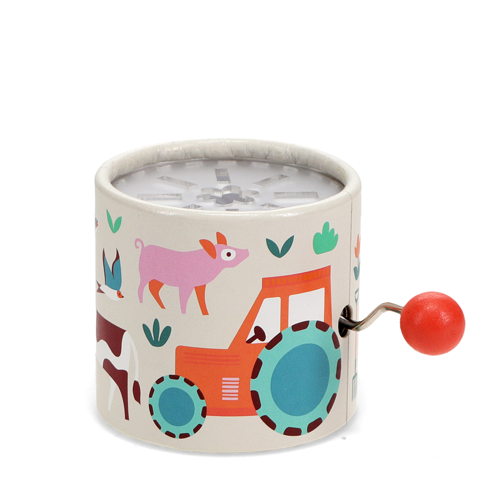 aufziehbare spieluhr - farmyard