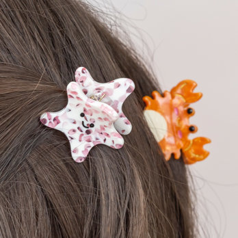 mini pinces à cheveux (lot de 2) - créatures marines