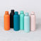 rubber coated steel bottle 500ml - black