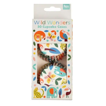 moule à cupcakes wild wonders (lot de 50) moule à cupcakes wild wonders (lot de 50)