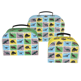 storage cases (set of 3) - prehistoric land