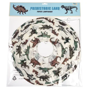 paper lampshade - prehistoric land paper lampshade - prehistoric land
