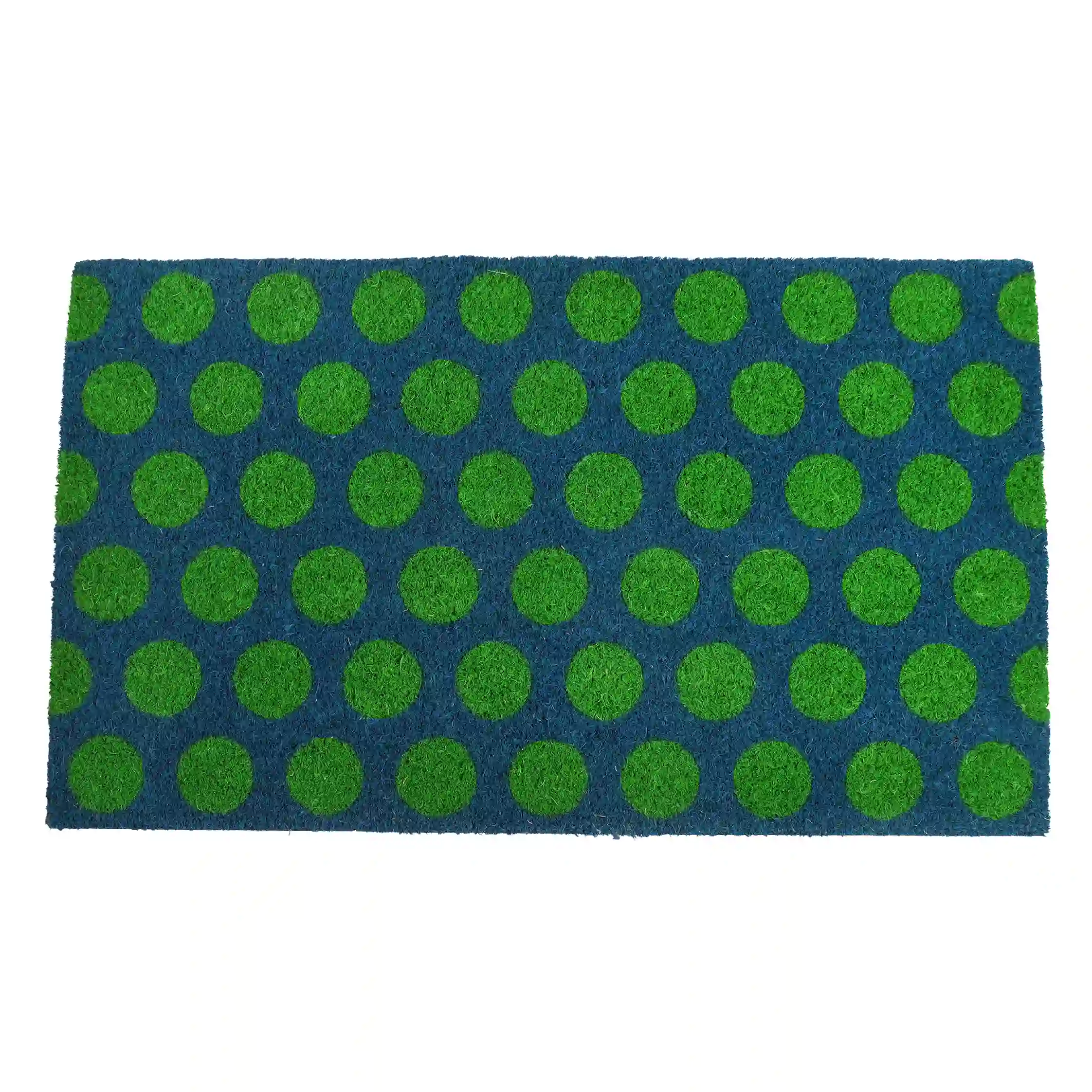 felpudo spotlight verde y azul