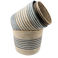 round jute storage baskets (set of 3) - natural stripes