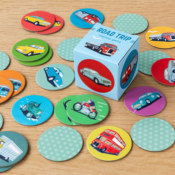 memory game (24 pieces) - road trip