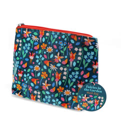 children's wash bag - fairies in the garden