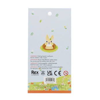 autocollants gonflés 3d - lapin kawaii