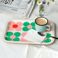 plateau en bois (28 x 20 cm) - pink and green daisy