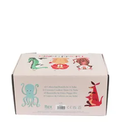 tube of colouring pencils - colourful creatures tube of colouring pencils - colourful creatures