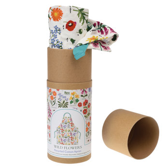 tablier en coton recyclé wild flowers