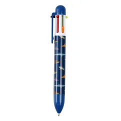 bolígrafo de seis colores sharks