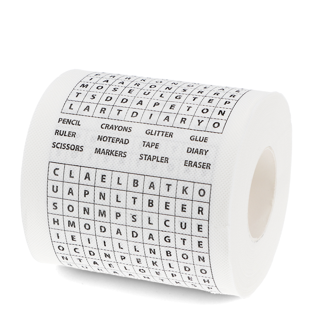 word search loo roll