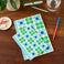 carnet a5 - marguerite bleue