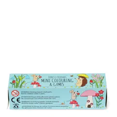 mini colouring and games - forest friends mini colouring and games - forest friends