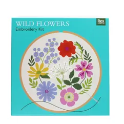 embroidery kit - wild flowers embroidery kit - wild flowers