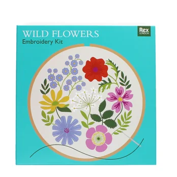 embroidery kit - wild flowers embroidery kit - wild flowers