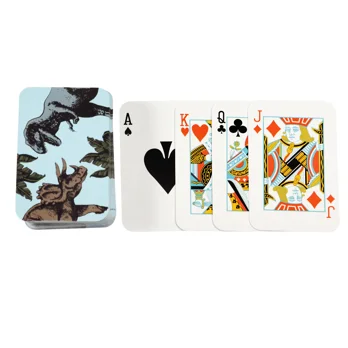 dinosaur mini playing cards - prehistoric land dinosaur mini playing cards - prehistoric land
