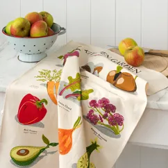 tea towel - kitchen garden tea towel - kitchen garden