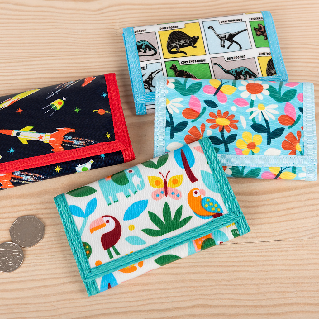 children's wallet - wild wonders