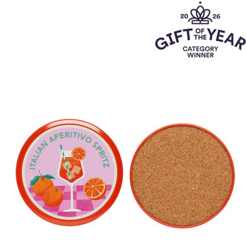 dessous de verre en métal (lot de 4) - aperitivo spritz