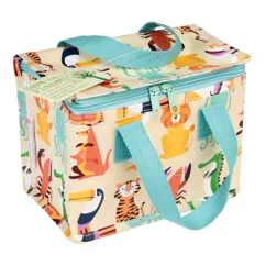 insulated lunch bag - colourful creatures