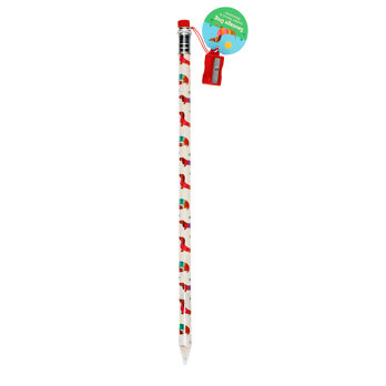 crayon géant avec taille-crayon - teckel ensoleillé