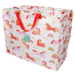jumbo storage bag - unicorns