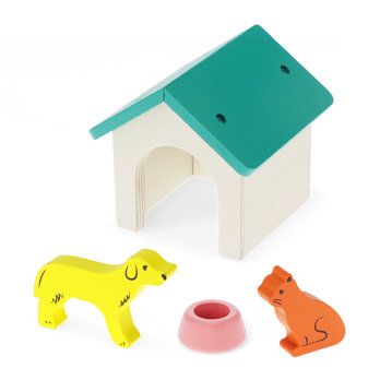 wooden pet set