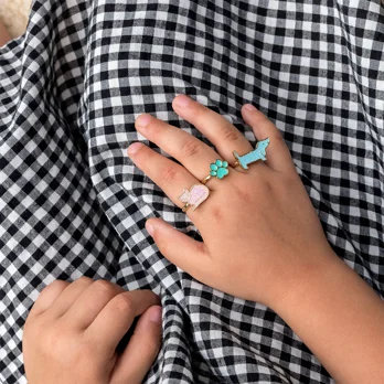 glitter rings (set of 3) - dog & cat glitter rings (set of 3) - dog & cat