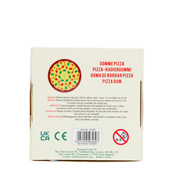 pizza eraser (7 slices)