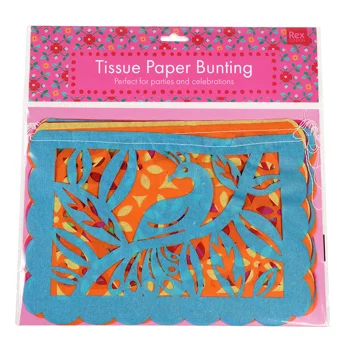 colourful cut out design tissue paper bunting colourful cut out design tissue paper bunting