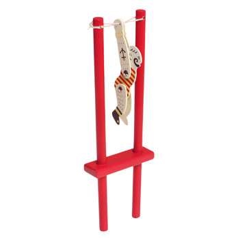 wooden acrobatic toy - mr muscular 