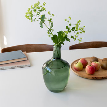 bottle vase (25cm) - green