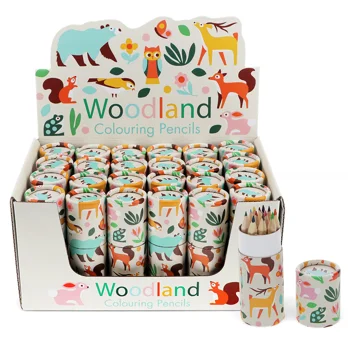 buntstifte in der pappröhre - woodland buntstifte in der pappröhre - woodland