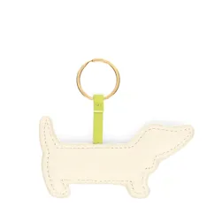 faux leather keyring - sausage dog faux leather keyring - sausage dog