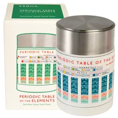 stainless steel food flask - periodic table