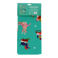 cotton tea towel - festive friends