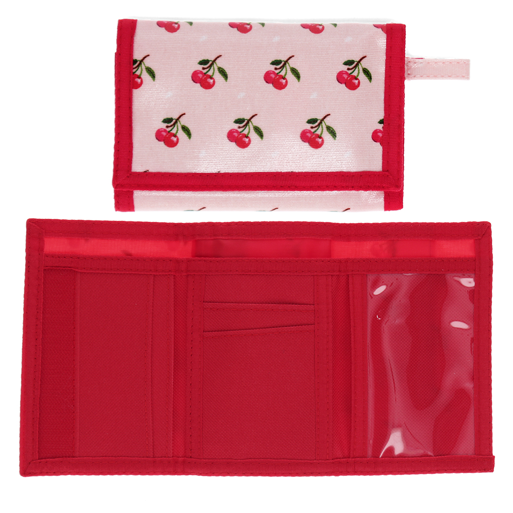 portefeuille enfant - cerise rouge