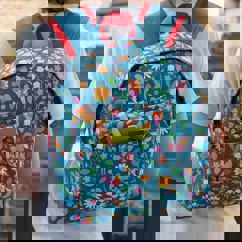 mini children's backpack - fairies in the garden