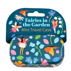 mini travel case - fairies in the garden
